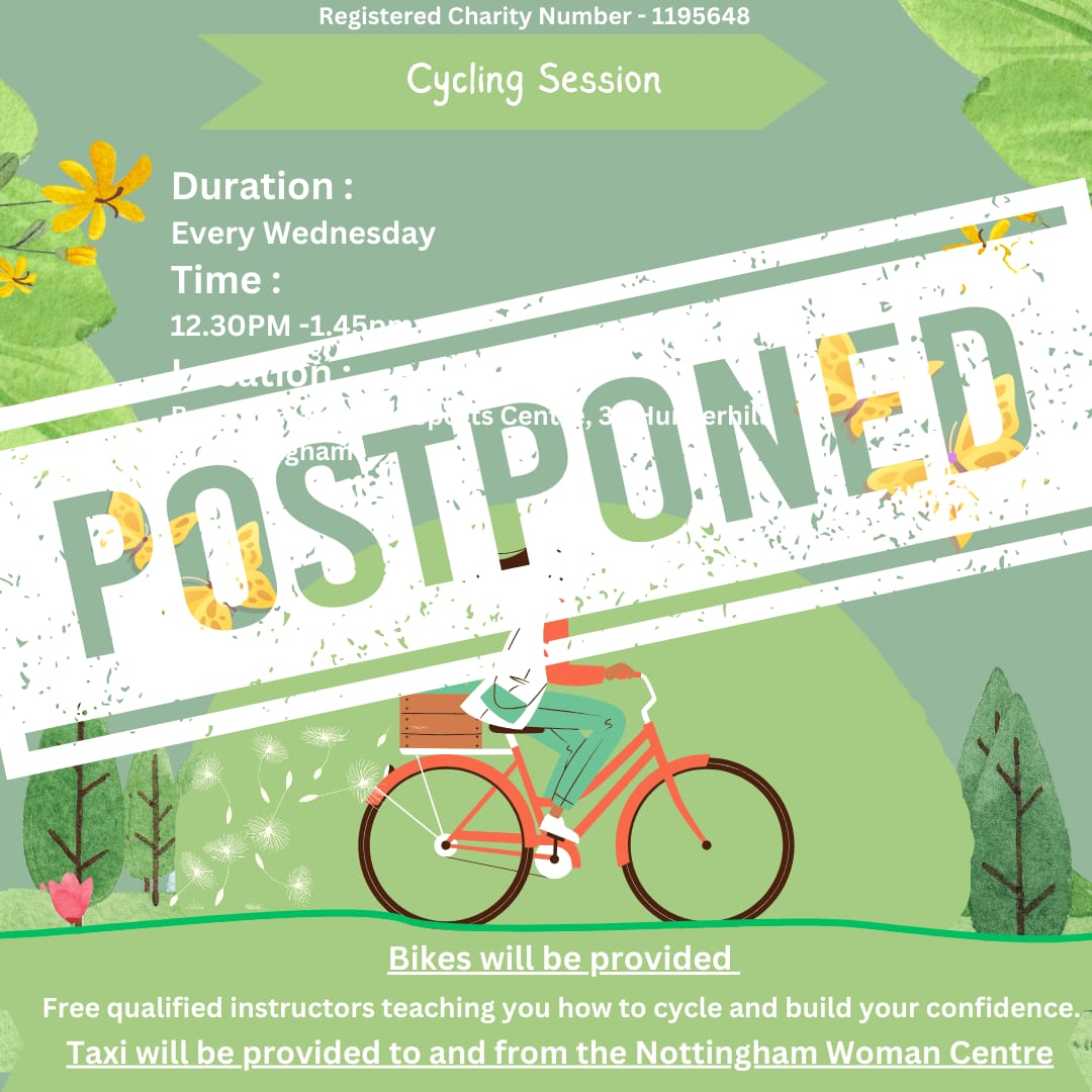 🚲 ‼️JUST A REMINDER! Our Cycling Sessions are taking a break during Ramadan 🌙✨ We'll be back after Ramadan! 🚲🌙✨ #RamadanBreak #CyclingCommunity 🚲🕌
#cycling #nottingham #muslimwomen #nottinghamwomen #nottinghammuslimwomensnetwork #nottswomen #bike