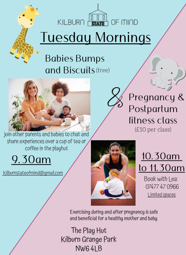 📢 Parents! Come by to our parent and baby chat and fitness class. Have a lovely hot drink and a chat in a relaxed atmosphere.😃 #kilburn