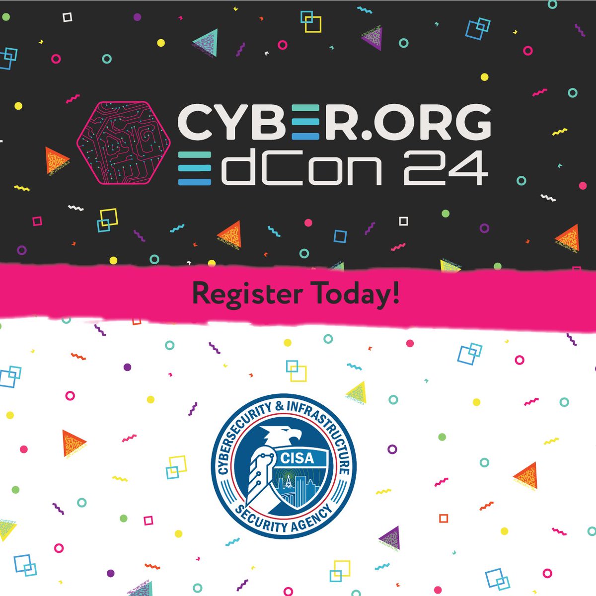 Interested in learning about K-12 cybersecurity &amp; learning how to implement lesson plans in the classroom? Register for #CyberEdCon24 presented by <a href="/CISAgov/">Cybersecurity and Infrastructure Security Agency</a>. Join us for hands-on training for K-12 cybersecurity educators, counselors, &amp; admin. Register here: bit.ly/cyberedcon24