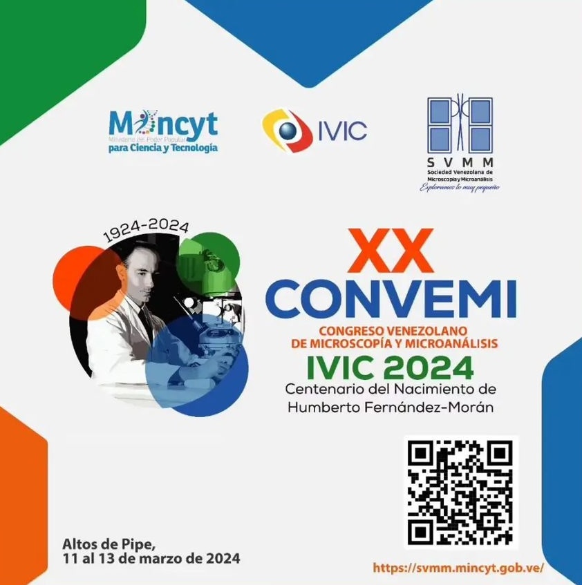 A pocas minutos de dar inicio al Congreso Venezolano de Microscopía y Microanálisis 🇻🇪

#CienciaParaLaVida