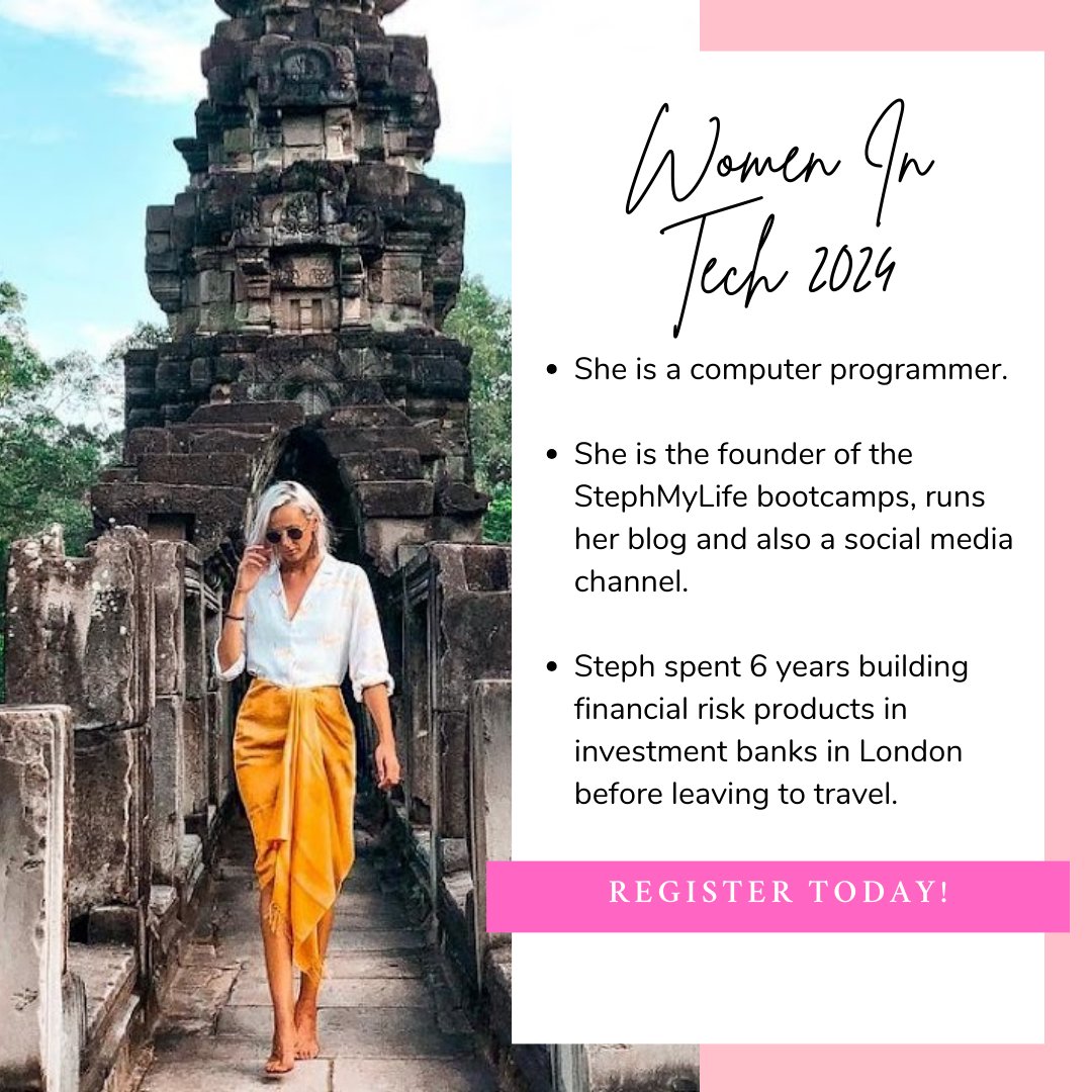 WomenInTechWIT's tweet photo. Countdown alert! Just 11 days to go! 🚀 Meet one of our remarkable keynote speaker and delve into her incredible journey in the tech world. Get ready to be inspired!👩💻Register Now: https://t.co/T19D6e0UXT #TechJourney #KeynoteSpeaker #CountdownToInspiration https://t.co/NO1gNZ7T7R