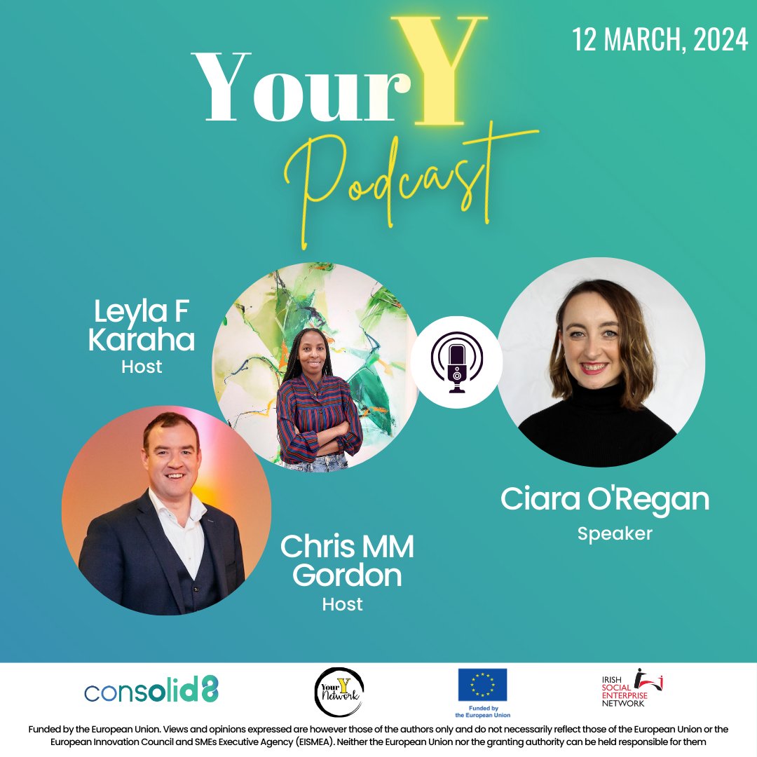 🎙️ Our 8th Podcast episode is Coming Out on Tomorrow! We had the pleasure to talk with Ciara O Regan, Product Manager of Foodiverse, @FoodCloud's food redistribution technology. 🔊 Listen to our latest episode; podcasters.spotify.com/pod/show/youry… #Podcast #SocEnt #sustainability #sdgs