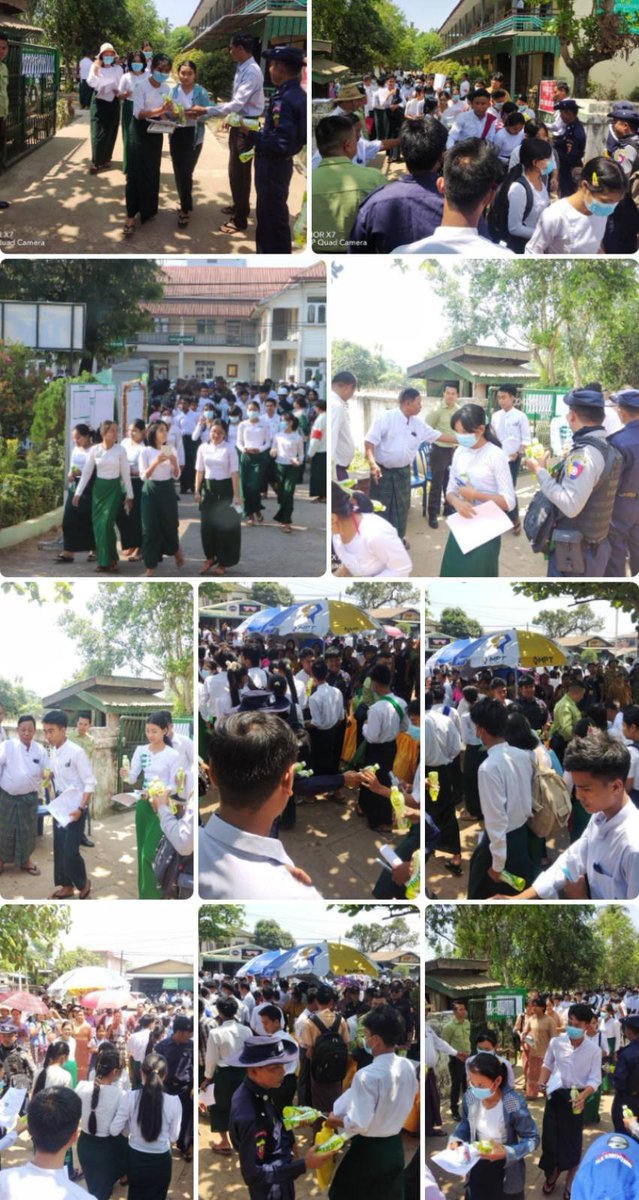 Wishing future students success as they take on the Grade 12 exam. 📚✨ #Education #SuccessAhead #WhatsHappeninglnMyanmar