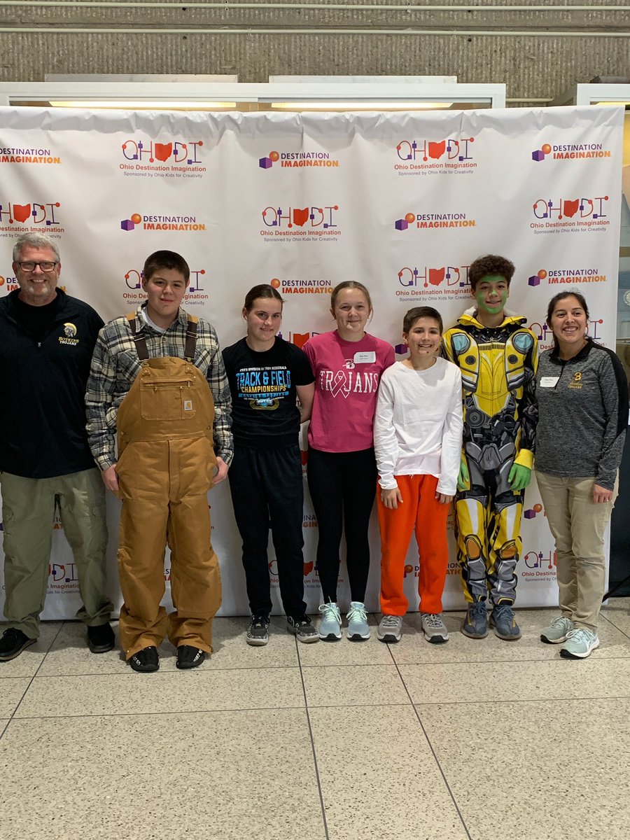 BHSTrojanNation's tweet image. The 6th and 7th grade DI team took 2nd place at their competition in Dayton on Saturday. Great job to all who participated 💛