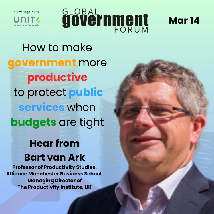 ✍️ REGISTER NOW! How to make #government more productive to protect #publicservices when budgets are tight, with Bart van Ark of @TPIProductivity 🔗lnkd.in/eMckMNhC