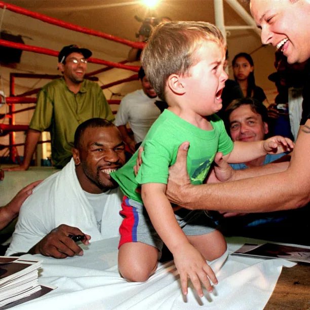 Mike Tyson vs. Jake Paul in the early 2000s