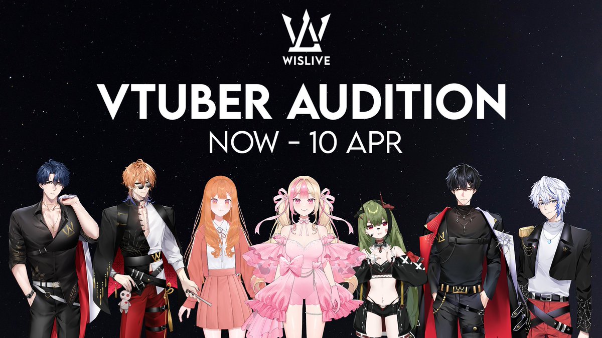WISLIVE VTUBER AUDITION

เปิดรับสมัคร ตั้งแต่วันนี้ - 10 เมษายน 2567 เวลา 23:59 น.

***กรุณาอ่านคำชี้แจงโดยละเอียด***

คุณสมบัติของผู้สมัคร :
- ผู้สมัครที่อายุ อายุ 18 ปี ขึ้นไป 
- ผู้สมัครที่มีอายุต่ำกว่า 20 ปีบริบูรณ์ จะต้องได้รับความยินยอมจากผู้ปกครอง
- ไม่จำกัดเพศและสัญชาติ
-