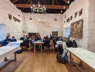 nmdmuseums's tweet image. Newry &amp;amp; Mourne Museum hosted a printing and etching workshop in partnership with @AmmACentre. Artists Mary and Anne guided the children from Kilkeel, Mullaghbawn and Hilltown through the worskhop exploring illustration, salt-water etching and traditional printmaking. #art