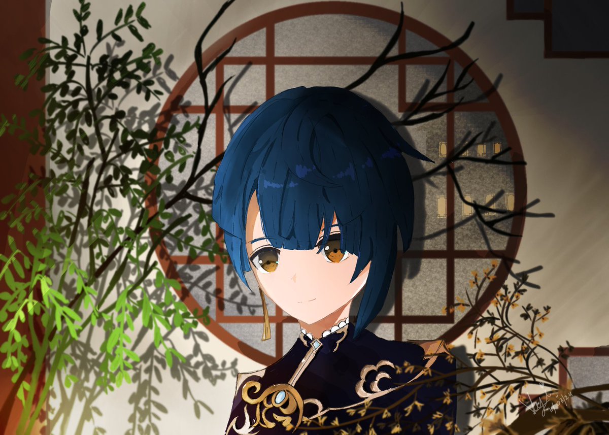 vyi_04's tweet image. Xingqiu💙 at your service, my liege!💫
Finally completed it &amp;lt;3
#genshinimpact #genshin #xinqiu #xingqiugenshinimpact #anime #art