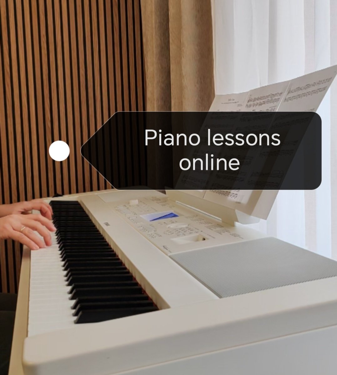 Hello everyone! You already know that I'm a #pianoteacher and #pianoarranger. 🎹
I #teachpiano to students aged 12+ in Russian, Polish and English. At this time, I can take 2 more students for individual #pianolessonsonline 💻 You can ask me all questions. 🙂
#learnpiano #piano