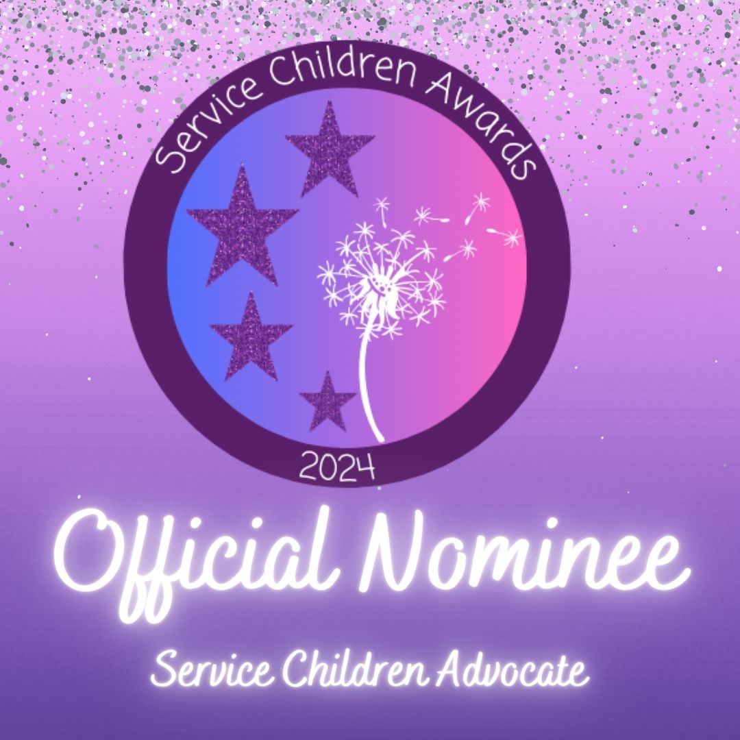 Well done to Mrs Jones and Mrs Vincent who have been nominated for ‘Service Children Advocate of the Year’!!!