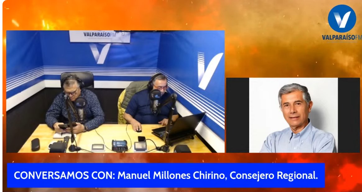 <a href="/ManuelMillones7/">Manuel Millones - CORE</a>, consejero regional. "Desde las regiones evalúa los 2 años del gobierno. Esta al debe en seguridad, vivienda y salud (Lista de Espera) "youtube.com/live/7_Jniw2RK… a través de <a href="/YouTube/">YouTube</a> <a href="/GobiernodeChile/">Gobierno de Chile</a> <a href="/laestrellavalpo/">La Estrella de Valpo</a> <a href="/elmostrador/">El Mostrador</a> <a href="/RadioValparaiso/">Radio Valparaíso</a>