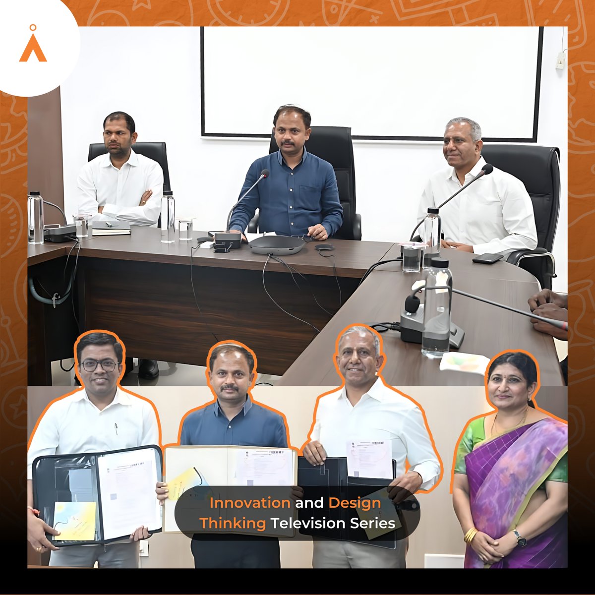 AgastyaOrg's tweet photo. We are happy to share that we have signed a MOU with the Andhra Pradesh Education Department for the Innovation and Design Thinking Television Series.
#agastyainternationalfoundation #unlockingcreativity #unlockconfidence #unlockcuriosity https://t.co/jD4UnTSU3x