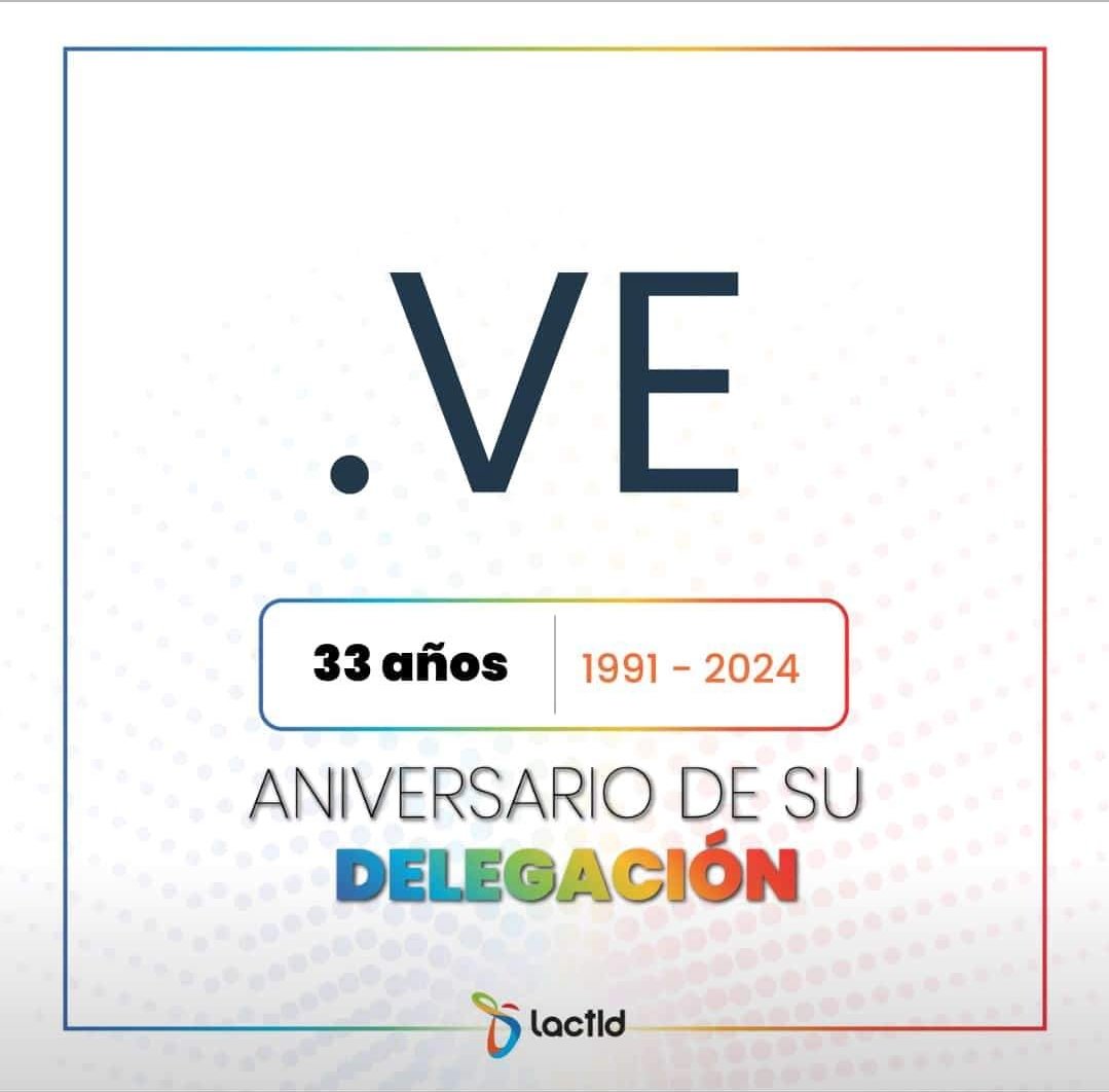 33 años de la delegación de Dominios Web .ve