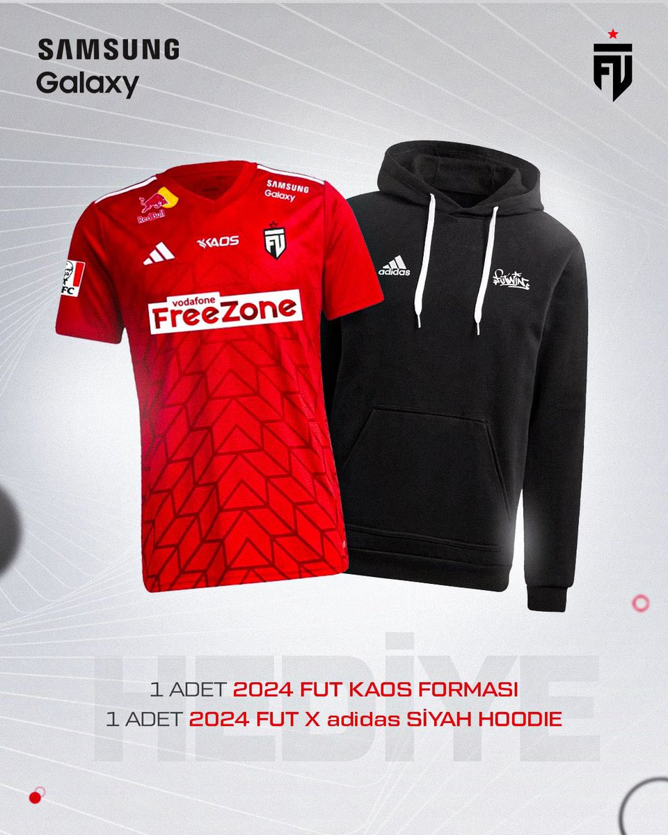 🔥 #GalaxyAI ile yapay zeka çağının gelişini kutluyoruz!  <a href="/SamsungTurkiye/">Samsung Türkiye</a> sponsorluğunda FUT x adidas ürünü kazanmak için yapman gerekenler;  

✅En sevdiğin mobile oyunu #GalaxyAI hashtag'i ile bu postun altında paylaş 
✅Beni takip et 
✅Bu Post'u RT'le!

⏰Cuma günü