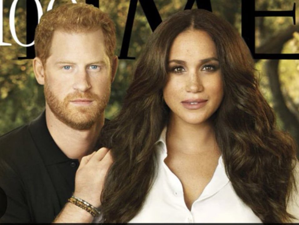 These two horrible human beings photoshop all their photos because in real life they are both ugly and bald. 
#HarryandMeghanAreGrifters