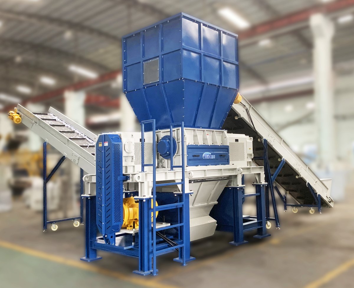 Wiscon_Tech's tweet photo. Did you know double rotor shredders are perfect for paper and cardboard shredding? The TD series features interchangeable screens for uniform output sizes.

Looking for a size reduction machine? Contact us today!
w: https://t.co/2g9jYwiZRy
#recyclingequipment #wastemanagement https://t.co/UKvb62ewio