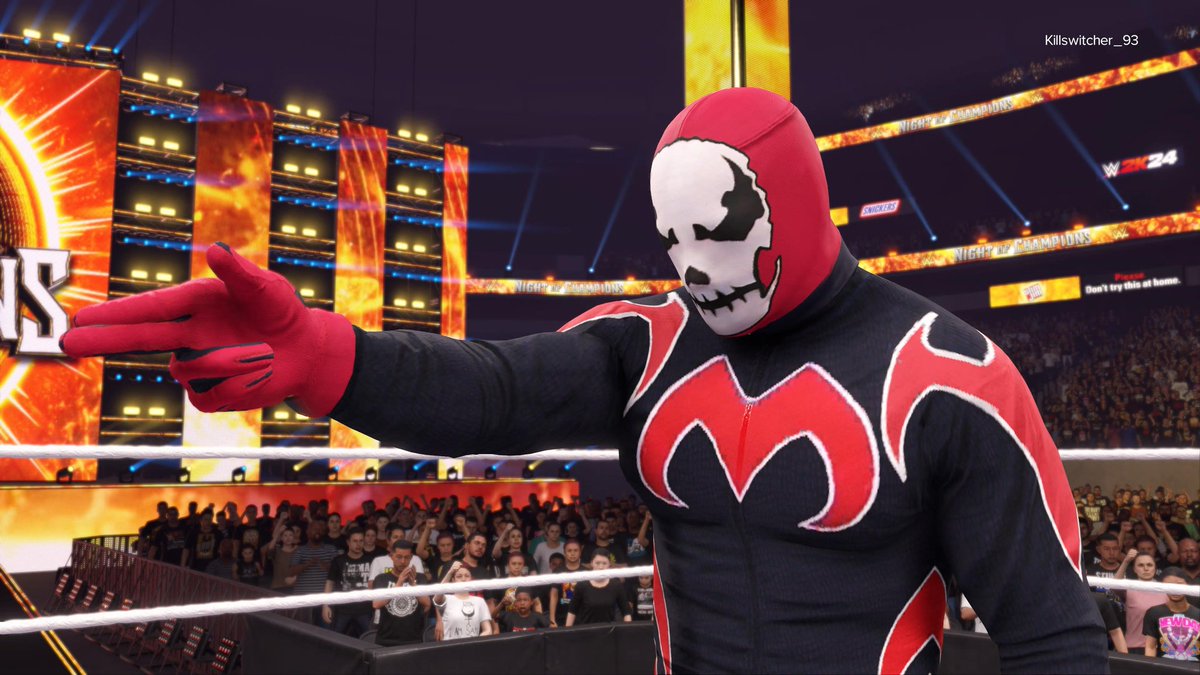 Killswitcher9's tweet photo. Manik/Suicide 👉UPLOADED👈 tags [#Manik #TNA #SWITCH93] #WWE2K24 #PS5Share #XboxShare https://t.co/e4WuVnkQa6