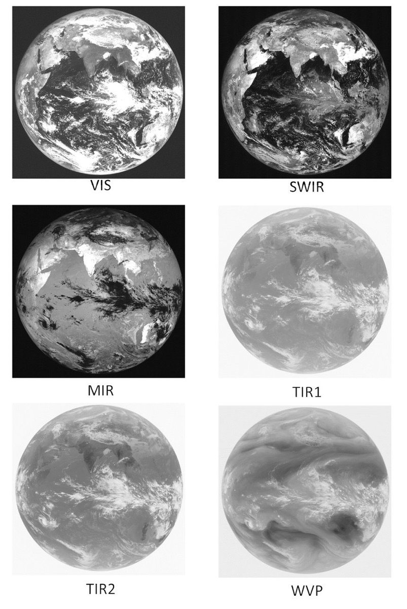XpressBengaluru's tweet photo. #ISRO releases mesmerising photos captured by the recently launched #INSAT-3DS mission. These photos are from meteorological payloads (6-channel Imager and 19-channel Sounder) and will help study weather, atmospheres etc
@isro 
@NewIndianXpress 
@ramupatil_TNIE @Cloudnirad https://t.co/qipO11jO3t