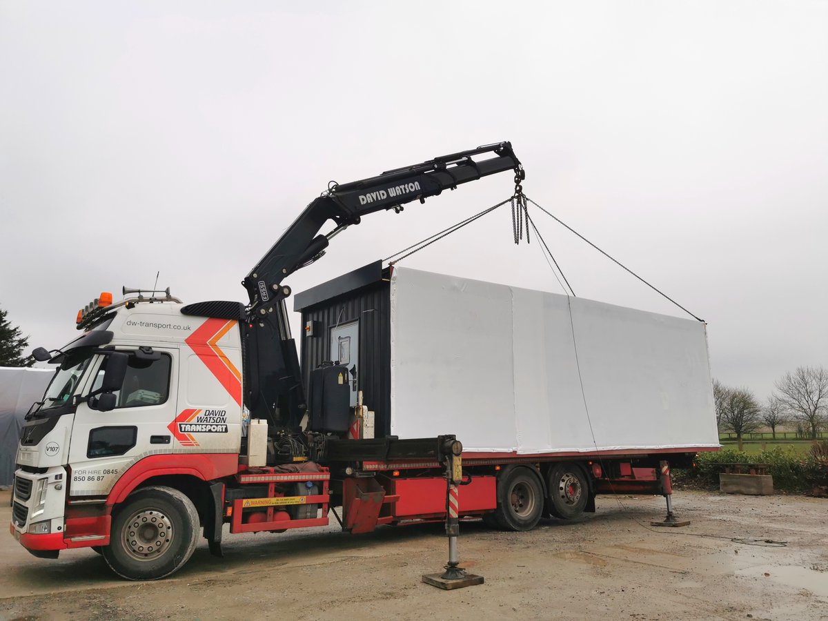 Modular Movements!

The 1st of 3 further modules to leave the factory this morning, for transportation to site in the South West ( by @davidwatsontransport ).

This is Phase 2 of the construction process, to create a bespoke production facility for our client.