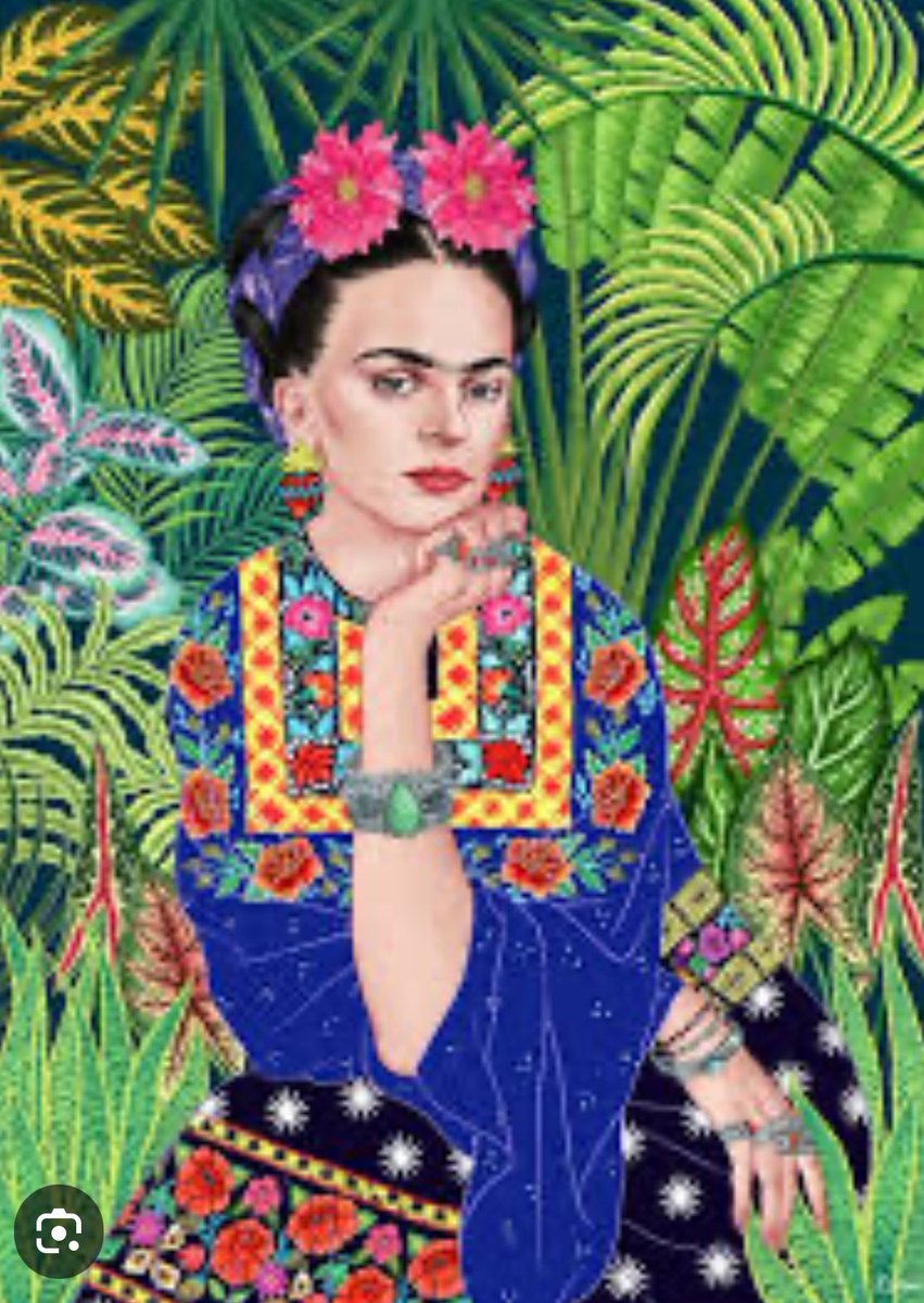 Students in the Humanities celebrated Women's History Month by studying Frida Kahlo and her artwork, then they created their own self portraits!#WomenHistoryMonth <a href="/MsBuquicchio/">Dana Buquicchio</a> <a href="/esundb/">eric sundberg</a>