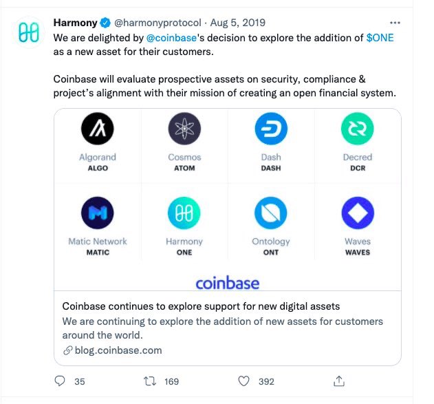 kratos_harmony's tweet image. 1.5M+ beloved @harmonyprotocol community would love to #buyONE @coinbase @krakenfx 🩵 

WHY?

✅ Building since 2017
✅ Open
✅ First fully sharded
✅ Secure
✅ Decentralized 💯 
✅ Fully EVM compatible 
✅ Ethereum friendly 
✅ ONE second finality
✅ Social A(G)I in Harmony: