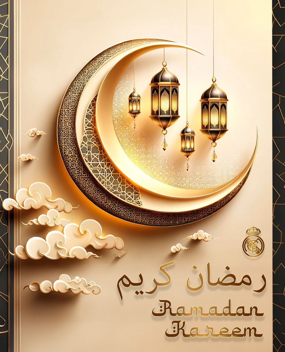 Ramadan Kareem brothers and sisters.. May Allah (SWT) accept all your prayers and fasting🤲🏽🤲🏽 
#RamadanMubarak ☪️📿 #RamadanKareem 🕌🌙  #Ramadan  ☪️☪️ #RealMadrid 👑👑 #HalaMadrid ⚪️⚪️ #HalaMadridYNadaMas 🤍🤍
#SousouMadridista 🦁🦁