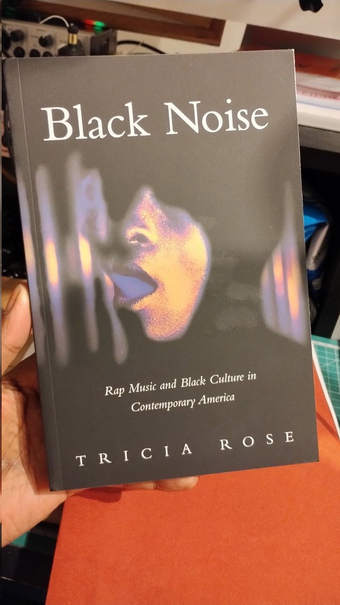 After borrowing this over 10x from the library over the last 3 years, I finally decided to buy it...

#blacknoise #triciarose #rapmusic #blackculture #America #hiphop #hiphoptherapy #hiphopculture