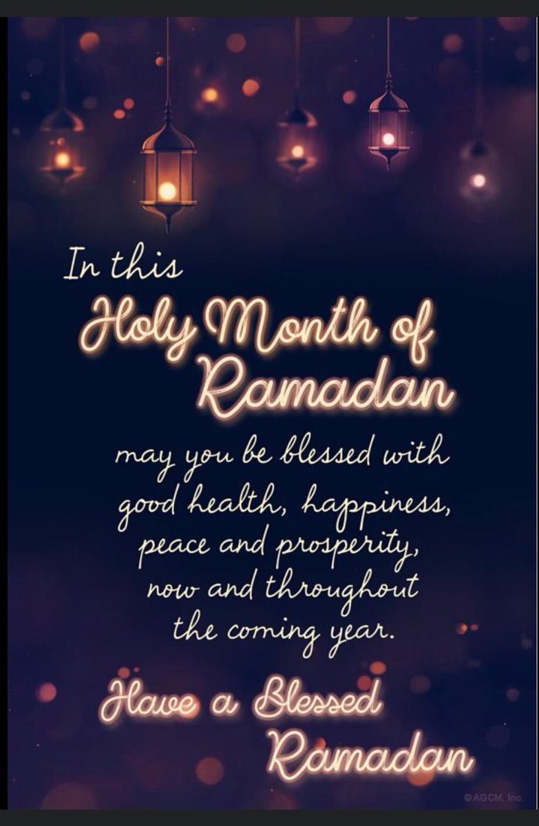 Welcome and Happy Ramadan to all my Muslim Brothers and Sisters around the Globe 🌎