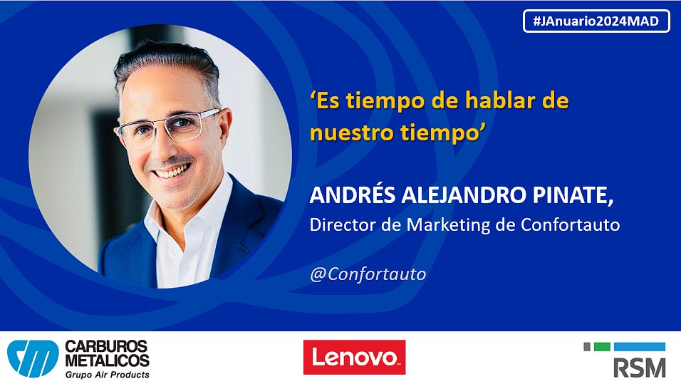 Corresponsables's tweet photo. @FSC_Spain @SEUR @onhoff @Carburos @Lenovo @RSM_es @somosalsea @BancoMediolanum @Correos @FCC_Group @Hazloposible @confortauto @ILUNIONHotels @Integracee @ISDIN @lactalis_es @OikocreditMa @Club_Excelencia @AsocDIRSE @foretica @PactoMundial @Fundacion_SERES @CulturaRSC @iSostenibilidad @iesebschool @Treedom @jvg1970 @AICHABELASSIR @empleogob @marcosgonzalezm @alb_ruano @Farmaceuticos_ @MariaEscribanoR @henarlsenovilla @ContraCancerEs ✅Andrés Alejandro Pinate, Director de Marketing de @Confortauto, participará en las Jornadas Corresponsables #JAnuario2024MAD del 14M en #Madrid con su ponencia 'Es tiempo de hablar de nuestro tiempo'.

👉 https://t.co/J4YcDf61vN https://t.co/f6ricPgLVQ