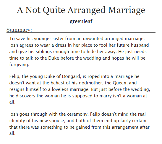 greenleaf1316's tweet photo. 🖤A Not Quite Arranged Marriage❤️

Chapter 1: The Wedding

🔗https://t.co/iD2fNADHmT

#JOKEN_AU https://t.co/rLTpPs4wtm