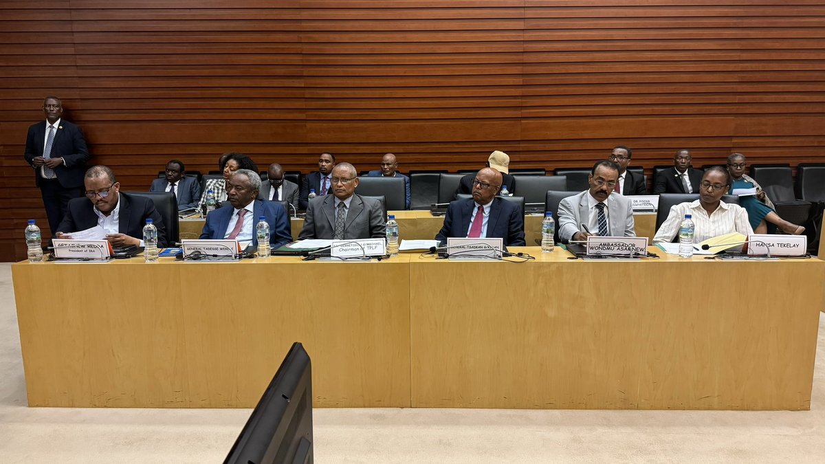 AUC_PAPS's tweet photo. #HappeningNow: First strategic Reflection on the Implementation of the Cessation of Hostilities Agreement (#COHA) in #Ethiopia, to undertake strategic reflection &amp; support critical aspects of the 🇪🇹 Peace Process, such as humanitarian support, DDR, rehabilitation &amp; reconstruction https://t.co/bV6WRj3kay