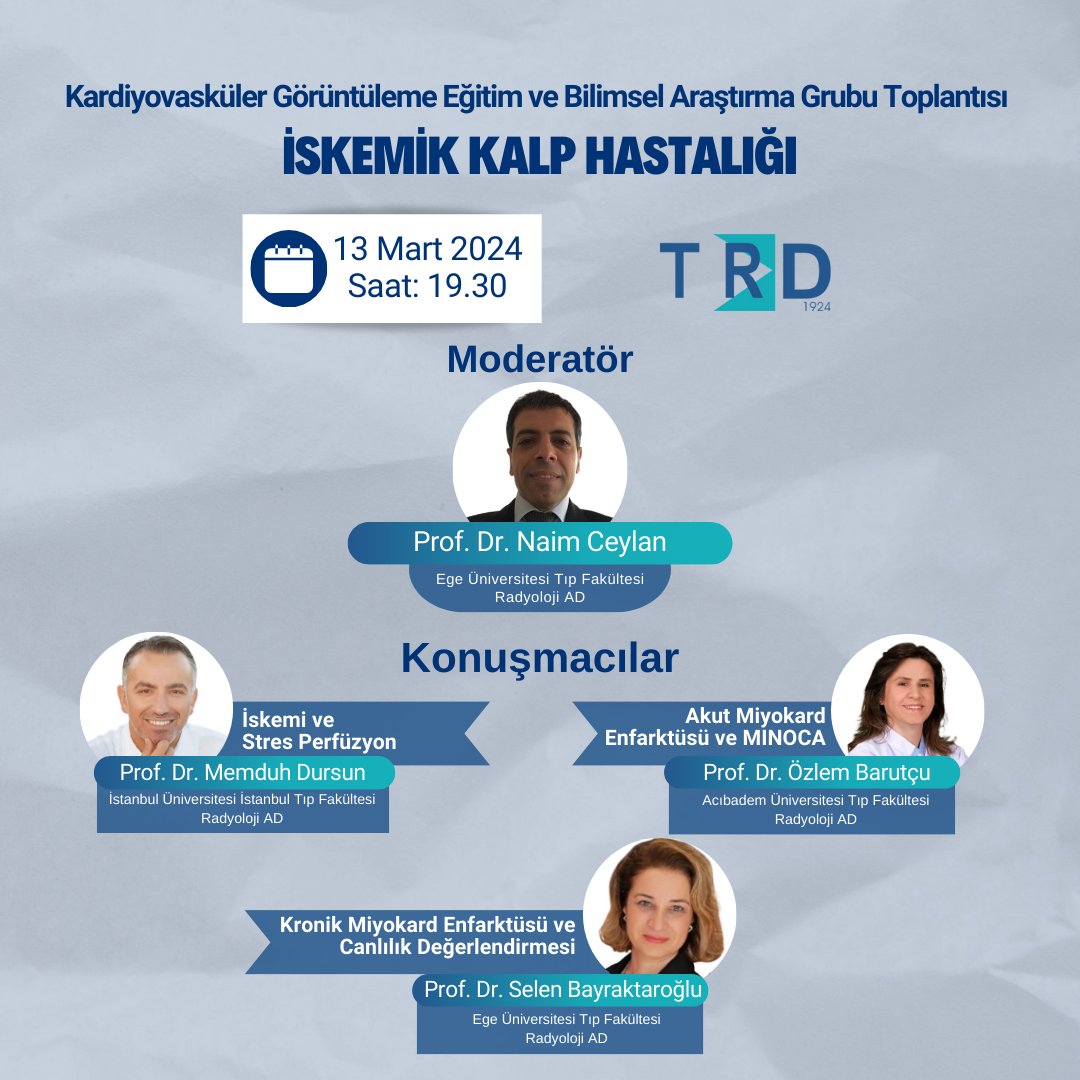 Kardiyovasküler Görüntüleme Eğitim ve Bilimsel Araştırma Grubu Toplantısı #turkrad2024 #türkradyolojiderneği #radyoloji #Radiology