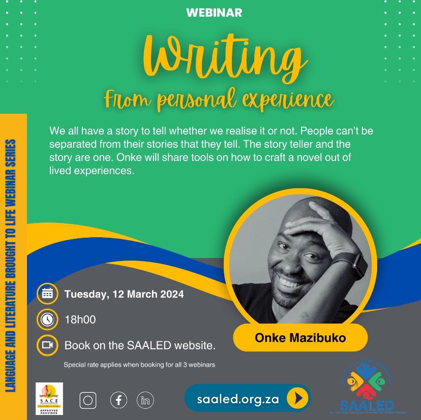 coding_feminist's tweet image. Join us tomorrow as SAALED hosts the incredible Onke Mazibuko!! #SAALED