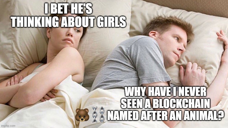 Question of the day for #bera frens! 👋

Is <a href="/berachain/">Berachain Foundation 🐻⛓</a> the first blockchain named after an animal? 🐻👀

Hit Like if it's true, or comment your answer below if it isn't 👇

#berachain #berachain_testnet #berachain_testnet