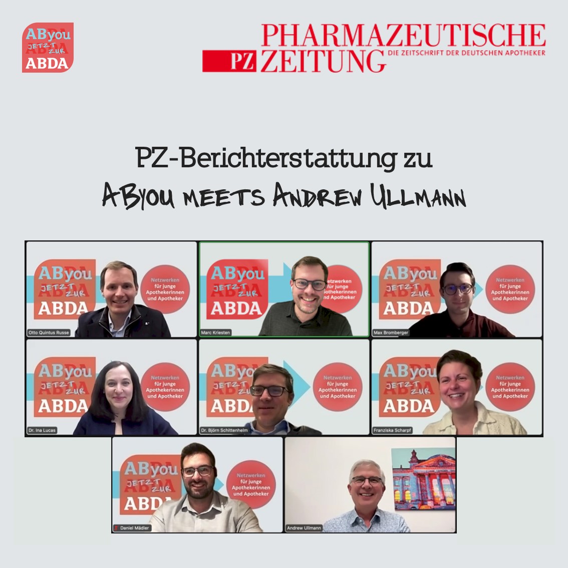 Apotheken ohne Apotheker sind ein No-Go

Ein klares Statement von Andrew Ullmann im Rahmen unseres AByou meets am Mittwochabend.

Die Berichterstattung der <a href="/PZ_Nachrichten/">Pharmazeutische Zeitung</a> findet Ihr über den Link⬇️

🔗pharmazeutische-zeitung.de/apotheken-ohne…

#gegenzukunftsklau #zukunftsklau <a href="/ABDA_Berlin/">ABDA</a> <a href="/fdp/">FDP</a>