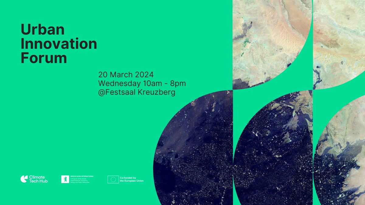 Join #UIF24 on March 20th for a day full of inspiration, #networking and exploring how cities drive global #decarbonization. Unlock free tickets with promocode: EARLYBIRD100 Register now👉b2match.com/e/urban-innova…