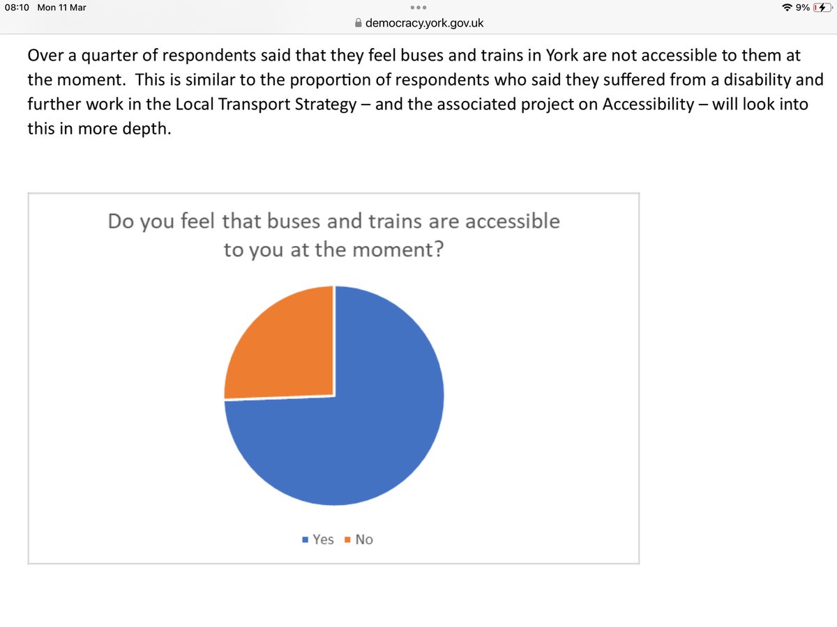 How many times do you need to be told @CityofYork ? You adopted the Social Model yet continue to publish reports including phrases like “suffered from a disability”. It just confirms to me you neither value the disabled community nor listen to what we tell you ! #MedicalModelFail