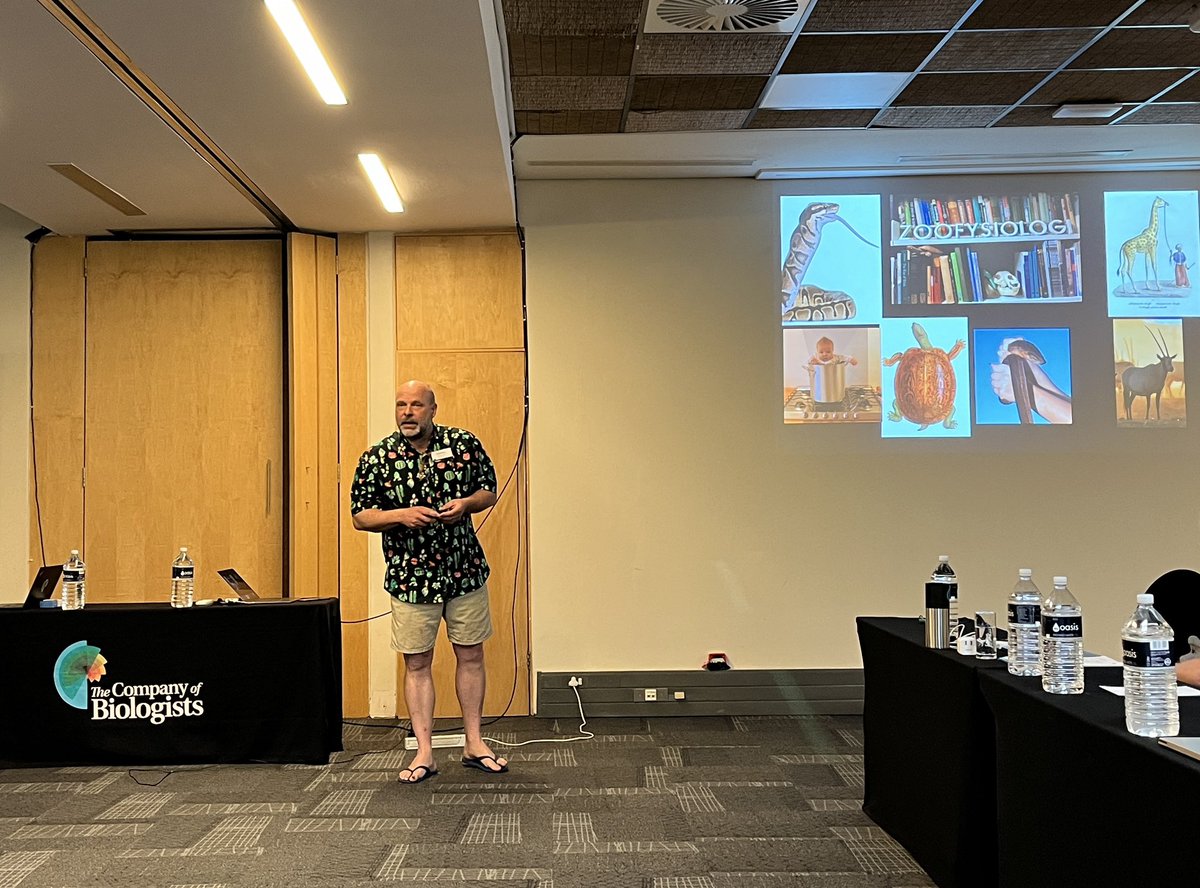 The @Co_Biologists workshop on “How Global South research can shape the future of comparative physiology” kicks off with a great talk on the history of comparative physiology by @Tobias_Wang_AU #BiologistsWorkshops