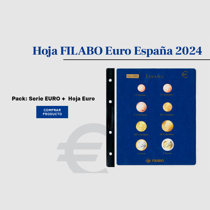 Hoja Filabo Euro España 2024. Pack: Serie Euro + Hoja Euro.
lamasbolano.com/monedas-tira-e…