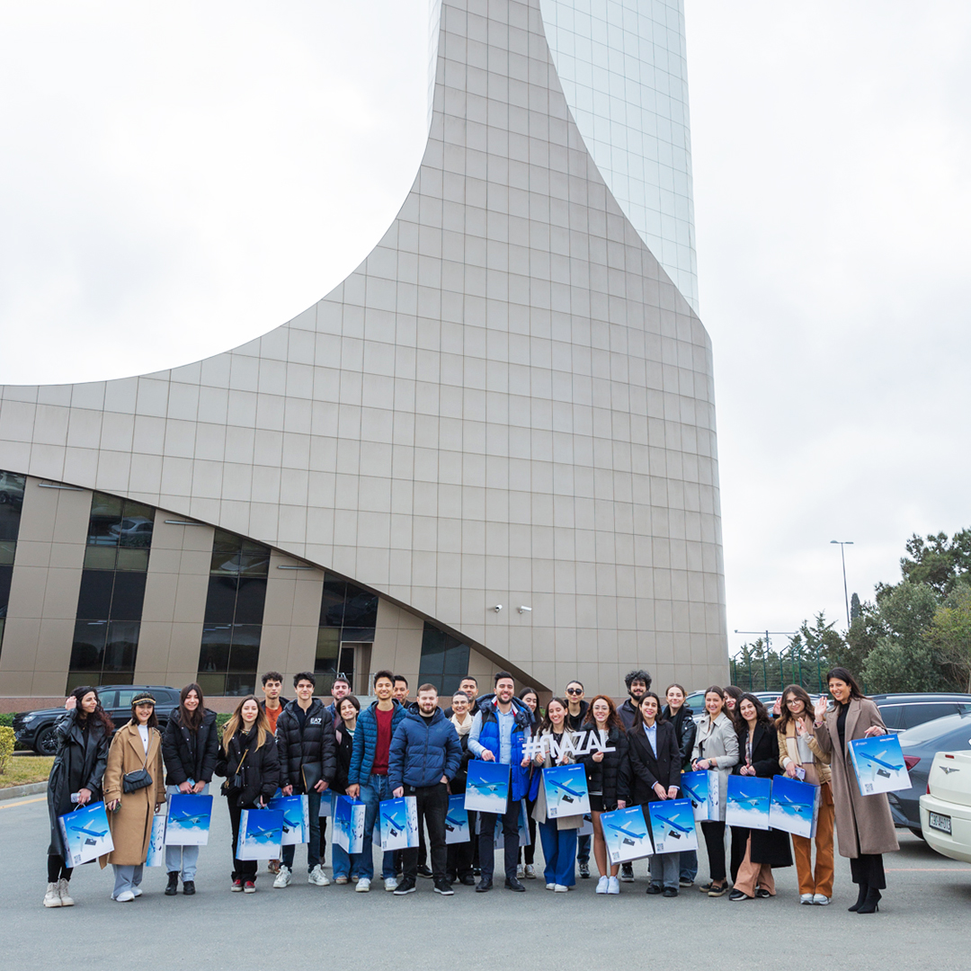 azalofficial's tweet photo. “Azərbaycan Hava Yolları” QSC ADA Universitetinin həyata keçirdiyi “ADA Ambassadors” proqramı çərçivəsində ADA-nın Hüquq, İqtisadiyyat, Biznesin İdarə Edilməsi, Kompüter Elmləri, İnformasiya Texnologiyaları, Maliyyə, Diplomatiya və Beynəlxalq Əlaqələr, Kommunikasiya və Rəqəmsal Marketinq, İctimaiyyətlə Əlaqələr, Kompüter Mühəndisliyi fakültələrinin bakalavr və magistr pillələrində təhsil alan tələbələri üçün ekskursiya təşkil edib.

Ekskursiya zamanı tələbələr AZAL-a məxsus “Boeing 787 Dreamliner” hava gəmisi və “Azəraeronaviqasiya” Hava Hərəkəti İdarəsinin Dispetçer mərkəzinin fəaliyyəti ilə tanış olublar.

✈️

Within the framework of the “ADA Ambassadors” program, Azerbaijan Airlines CJSC organized an excursion for students pursuing bachelor's and master's degrees across various faculties at ADA University, including Law, Economics, Business Management, Computer Science, Information Technologies, Finance, Diplomacy and International Relations, Communication and Digital Marketing, Public Relations, and Computer Engineering.

During the excursion, students had the opportunity to explore the operations of the Boeing 787 Dreamliner aircraft owned by AZAL and the Dispatch center of the Azeraeronavigation Air Traffic Department.

#AZAL #AzerbaijanAirlines #flyAZAL