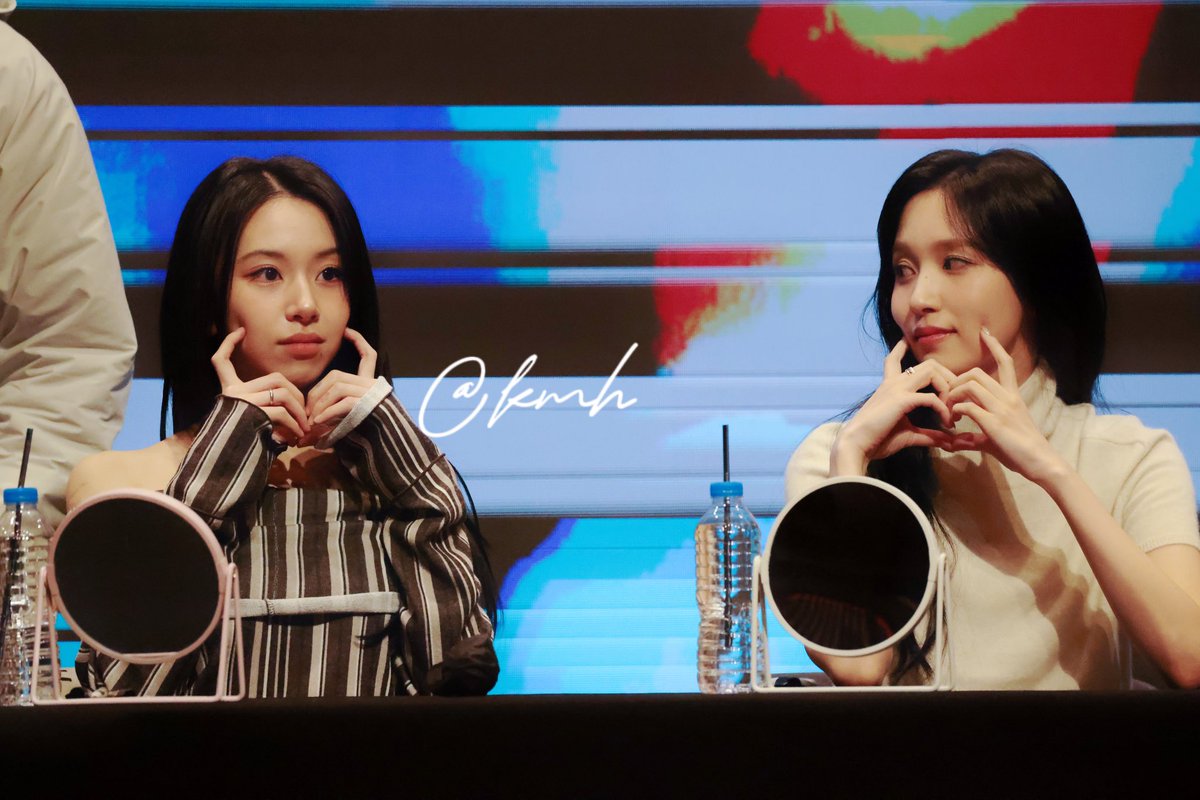 runningturtleny's tweet photo. 240309 뮤직코리아 팬싸인회

#Mina #Chaeyoung #TWICE #미나 #채영  #트와이스 https://t.co/9MydRP4web
