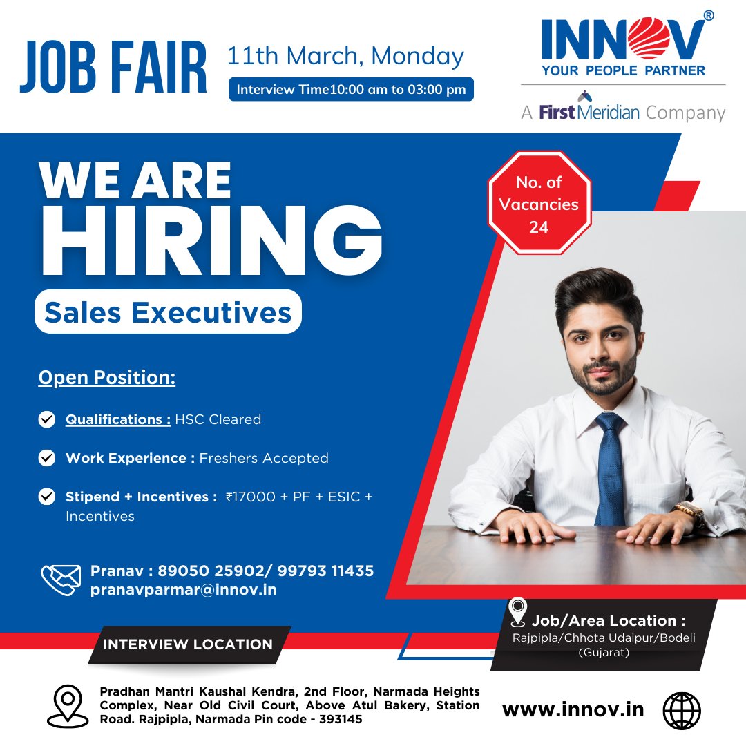 Innovsource2004's tweet photo. We are hiring Sales Executives.

If interested, visit https://t.co/i5md8DVty8 or contact our HR team.

Note: Innovsource Does Not Charge Money for Job Offers.

#JobFairAlert #SalesJobs #JobOpportunity
#BDEJobs #NoFeeJobs #HRContact
#WeAreHiring #Innovsource #Innov https://t.co/kL0RPpLht4