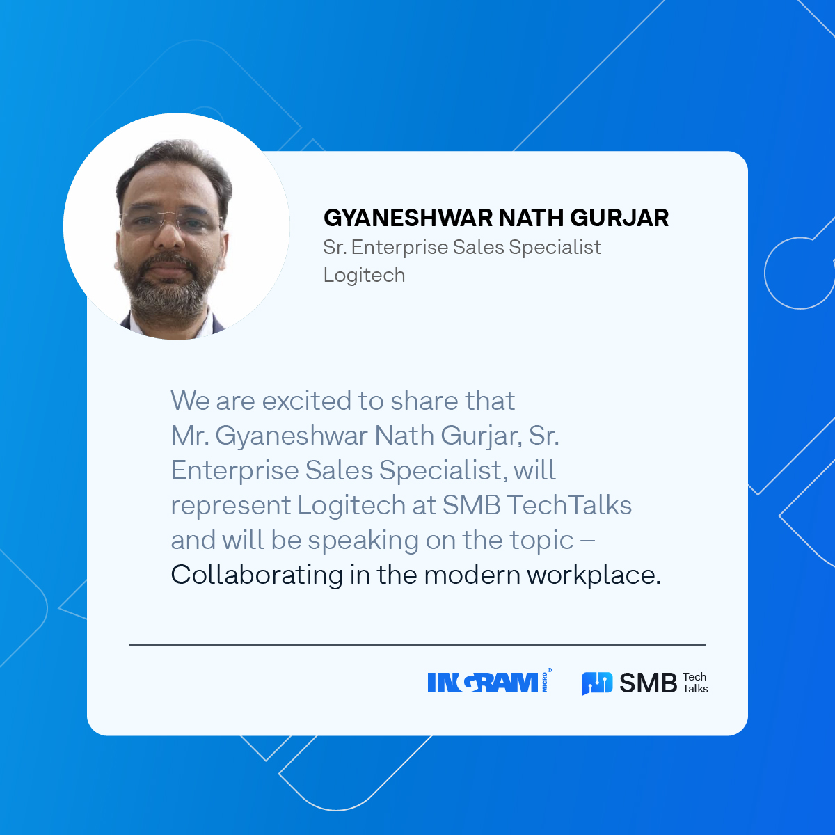 SMB TechTalks: Get Ready for Valuable Insights by Eminent Technology Leaders! @Acer @Adobe @Logitech @MicrosoftIndia @cisco_in @HPE_India #ingrammicroindia #SMBTechTalks
