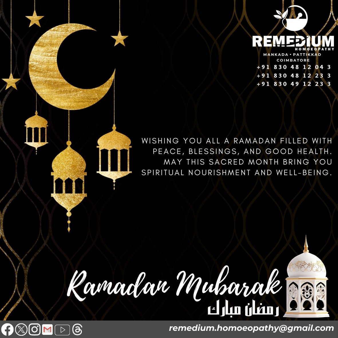 RemediumH's tweet photo. Ramadan Mubarak
@RemediumH

#Ramadan2024
#RamadanMubarak
#IslamicMonth
#Fasting
#Iftar
#Suhoor
#BlessingsOfRamadan
#SpiritualJourney
#HolyMonth
#RamadanKareem
#BlessedRamadan
#Prayer
#FastingAndWorship
#MuslimCommunity
#EidPreparation
#CharityInRamadan
#Reflection https://t.co/A4BdYQRU07