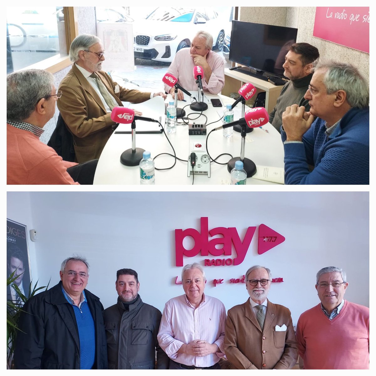 DecidixCapCasal's tweet photo. 📻 El dumenge Paco Soriano assistí com Síndic de Cultura  @decidix i membre d'una de les confraries del Sant Patró  Sant Vicent Martir al programa "El Magnetofon" de #PlayRadio  

Recuperar culturalment la figura del patró de la ciutat es per @DecidixCapCasal una prioritat https://t.co/kcHzYuJ4Gn