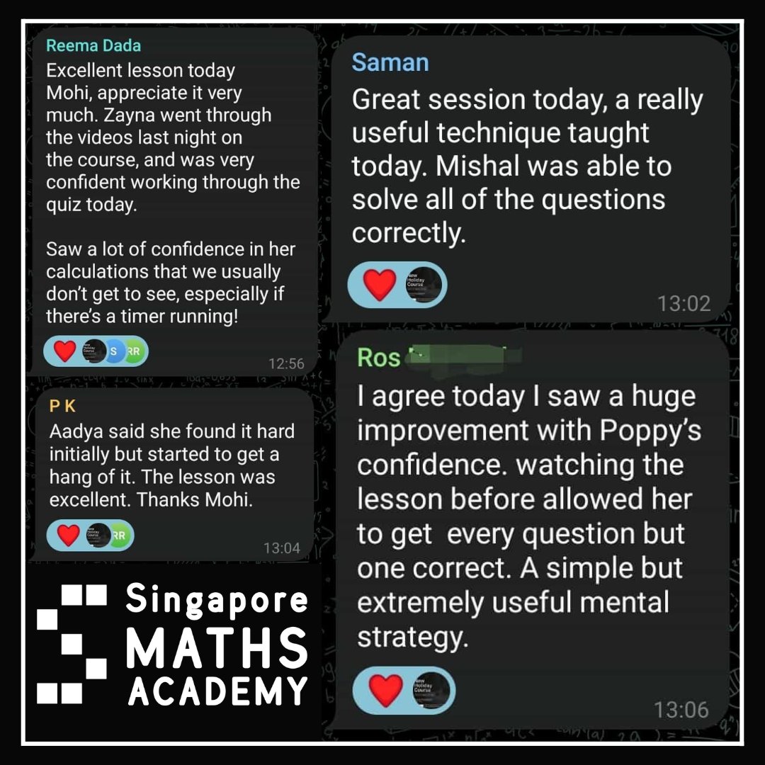 SGMathsAcademy's tweet image. What do parents say about our #mentalmaths course? 

Don&apos;t miss out...
rfr.bz/t9yr4vm
 #tuitionclasses #mathstutoring #elevenplusdd #11plustutor #11plusexams #11plusexam #independentschool #year5