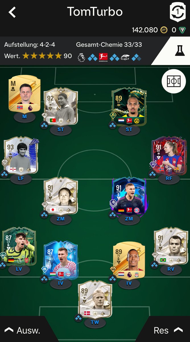 DerDom1n1k's tweet image. Ganz easy 20-0 mit dem Team.
trotz 3 Wochen Pause
endlich mal wieder 20-0 geholt.
Orban der 2. beste Verteidiger den ich gespielt habe, nach Gold VVD
#EAFC24 #weekendleague