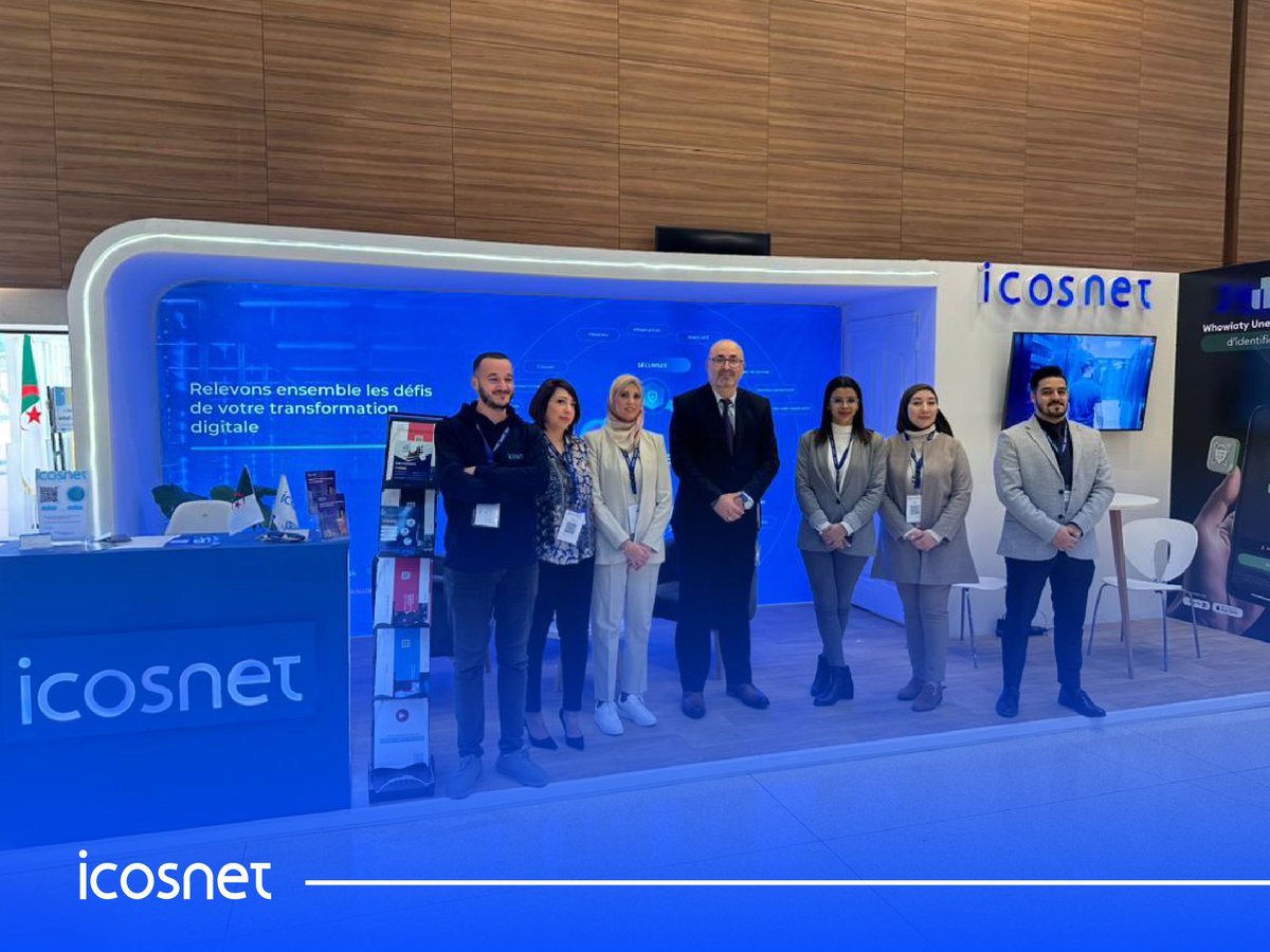icosnet1's tweet photo. Retour en photos de notre participation en tant que sponsor cloud de la 2 -ème édition du salon incontournable de la "Algeria Fintech &amp; E-commerce Summit" qui c'est déroulé du 05 au 07 Mars 2024 à  @eshra_alger https://t.co/aU4CvUhpsR