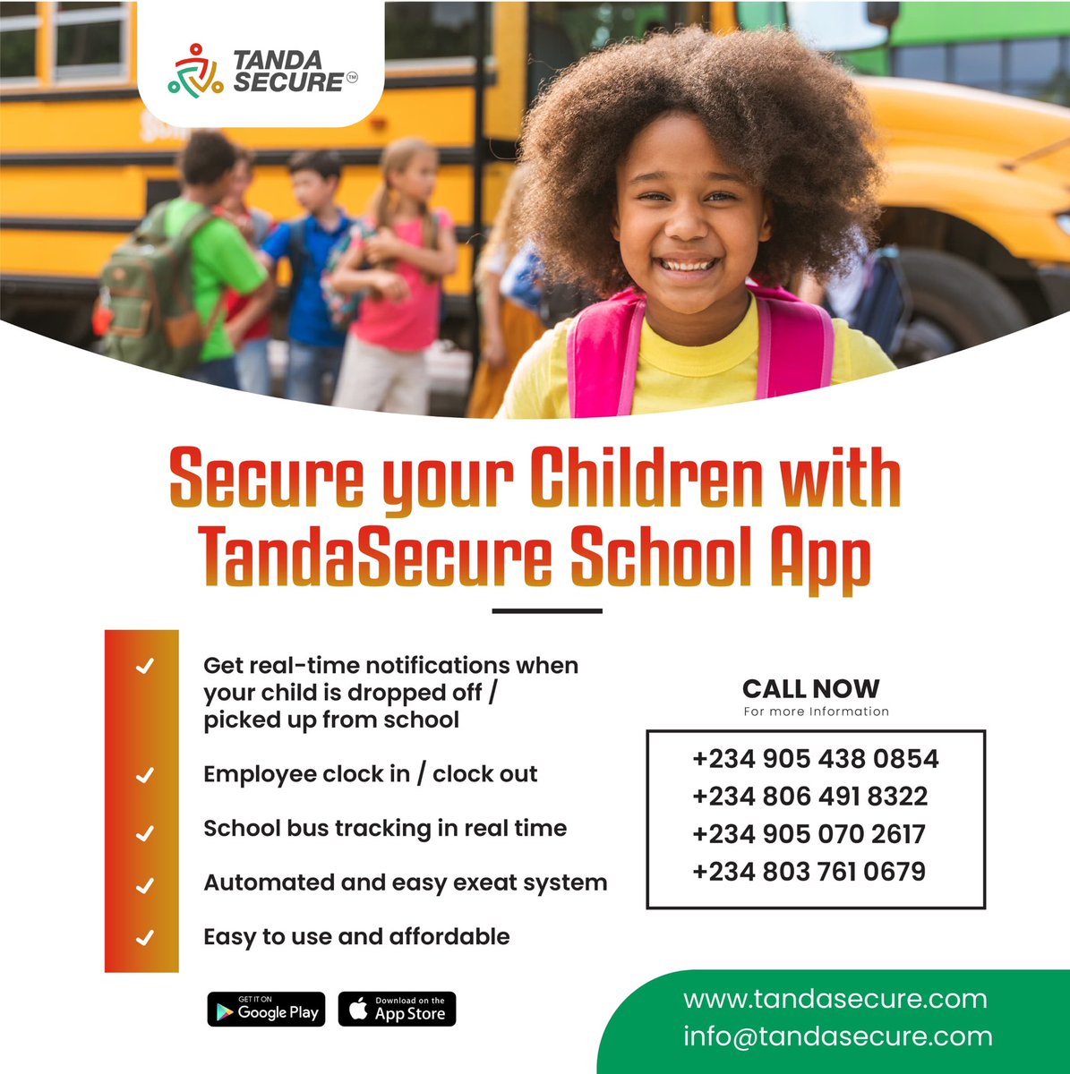 With TANDA SECURE, peace of mind is just a tap away.

This is a value packed bargain you can’t afford to miss. 

For more information, visit tandasecure.com. 

.
.
.

#childsafety #childsafetyawareness #childsafetyplatform #tandasecure